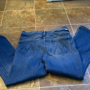 MOTHER Classic Blue Boot Cut Jeans